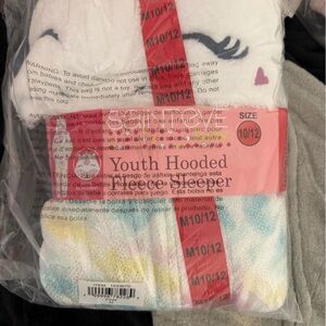 Saint Eve Youth Critter Blanket Sleeper, Unicorn, Medium onesie PJs